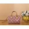 Louis Vuitton Nano Speedy Denim Pink & Blue