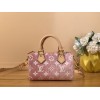 Louis Vuitton Nano Speedy Denim Pink & Blue