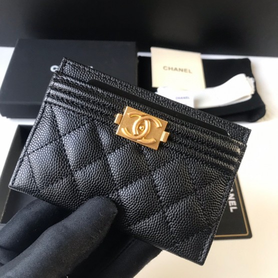 C-C Card Holder Caviar