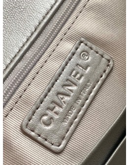 C-C 23P Silver large logo Bag