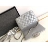 C-C 23P Silver large logo Bag
