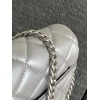 C-C 23P Silver large logo Bag