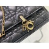 Lady Dior WOC Black&White&Brown