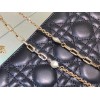 Lady Dior WOC Black&White&Brown