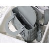 Lady Dior Ultra-matte Grey 20cm
