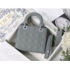 Lady Dior Ultra-matte Grey 20cm