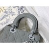 Lady Dior Ultra-matte Grey 20cm