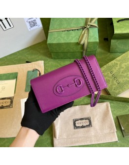 Gucci 1955 Horsebit Wallet With Chain 