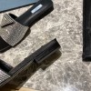 Prada rhinestones Slippers 
