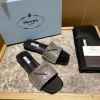 Prada rhinestones Slippers 