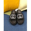 Gucci platform slides Black&White