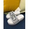 Gucci platform slides Black&White