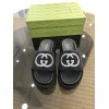 Gucci platform slides Black&White
