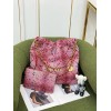 22K Tweed Shopping Tote Bag