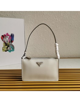 Prada White Shoulder Bag 1BC155 