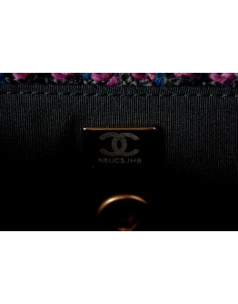 Mini Flap tweed bag