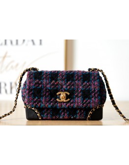 Mini Flap tweed bag