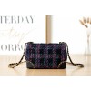 Mini Flap tweed bag