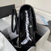 Large Backpack Patent Calfskin