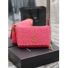 YSL Kate raffia chain bag