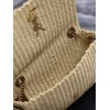 YSL Kate raffia chain bag