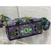 Lady Dior D-lite Purple Bag