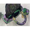 Lady Dior D-lite Purple Bag