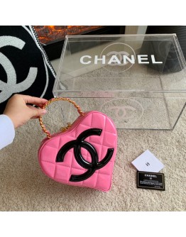 CC Vintage Pink Heart Bag Barbie Style