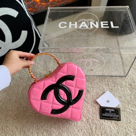 CC Vintage Pink Heart Bag Barbie Style