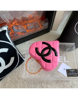 CC Vintage Pink Heart Bag Barbie Style