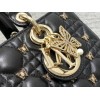 Lady Dior black butterfly bag 