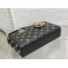 Lady Dior black butterfly bag 