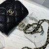 C-C Flap Coin Purse With Chain AP2119