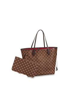 Louis Vuitton Neverfull MM Damier Ebene Canvas N41358 Red