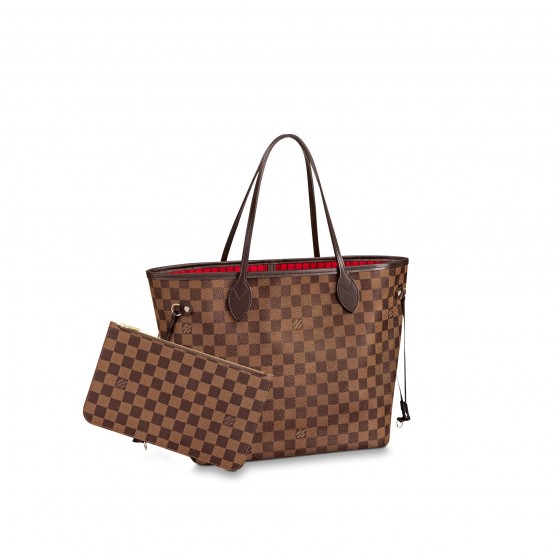 Louis Vuitton Neverfull MM Damier Ebene Canvas N41358 Red