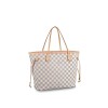 Louis Vuitton Damier Azur Neverfull MM N41605 Pink