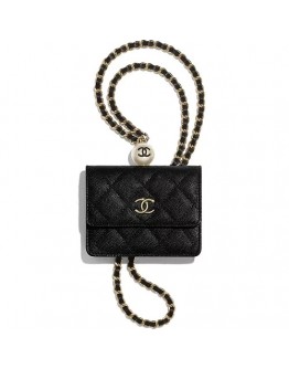 C-C Flap Coin Purse With Chain AP2119