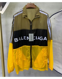 Balenciaga Women's Color Block Sunscreen Windbreaker