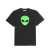 Balenciaga Women's Printed T-shirt Black