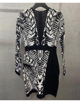 Balmain Women's Knit Dress Black