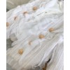 Balmain Women's Mesh Stitching Jacket White