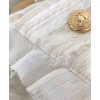 Balmain Women's Mesh Stitching Jacket White