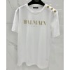 Balmain Women's Rhinestone Logo T-shirt