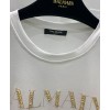 Balmain Women's Rhinestone Logo T-shirt