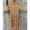 Burberry Women's Printed Dress Yellow