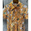 Burberry Women's Printed Dress Yellow