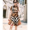 Burberry Women's Checked Umbrella Dress