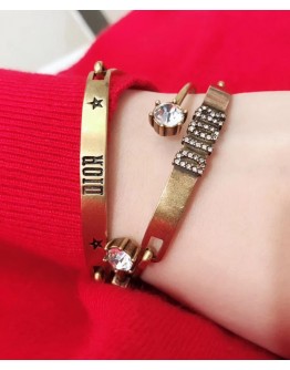 Dior Dio(r)evolution Bracelet Set Golden (3 Pieces)