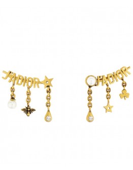 Dior J Adior Earrings Golden