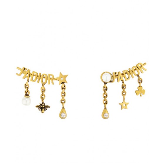 Dior J Adior Earrings Golden